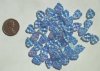 50 10mm Light Sapphire AB Leaf